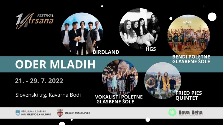 Festival Arsana 2022: Koncert bendov in glasbene pripravnice poletne glasbene šole