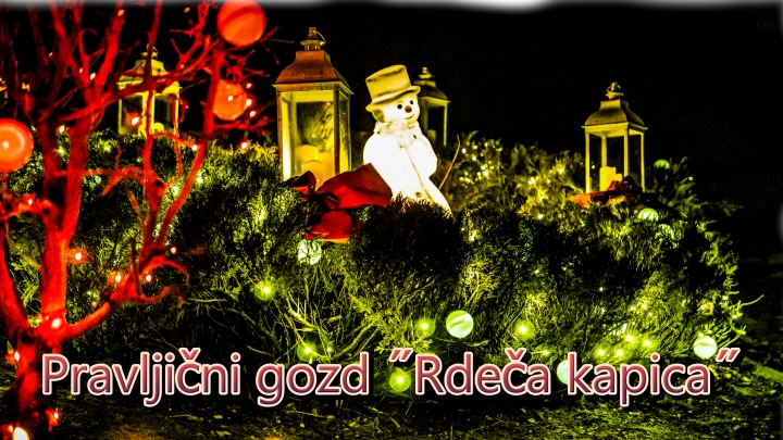 Adventni in božični čas v Pravljičnem gozdu “Rdeča kapica”